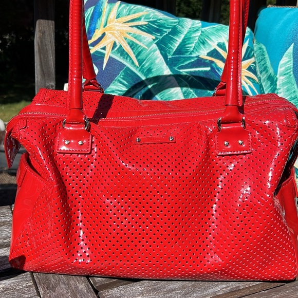 Kate Spade red satchel - Picture 3 of 17